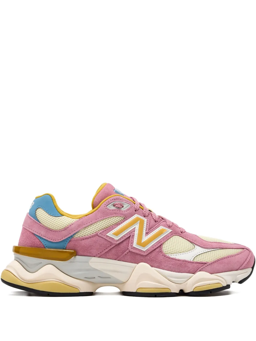 9060 "pink taffy/calcium" sneakers